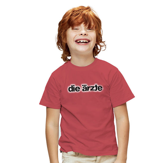 Die Ärzte (Schriftzug Rot) Kinder T-Shirt
