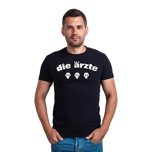 Die Ärzte (3 Totenköpfe) T-Shirt