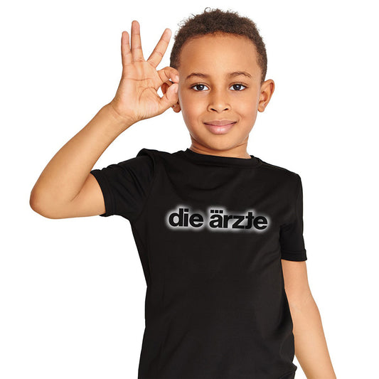 Die Ärzte (Schriftzug Schwarz) Kinder T-Shirt