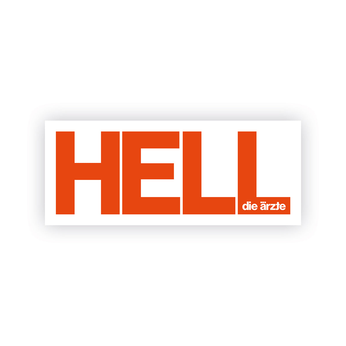 Die Ärzte (Hell) Aufkleber