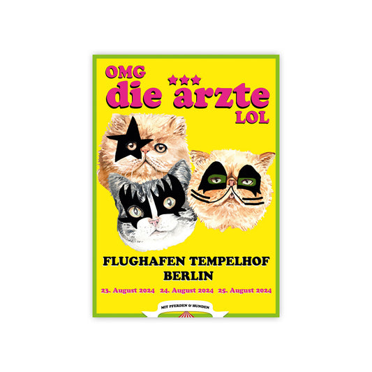 Die Ärzte (Kiss Katzen) Poster