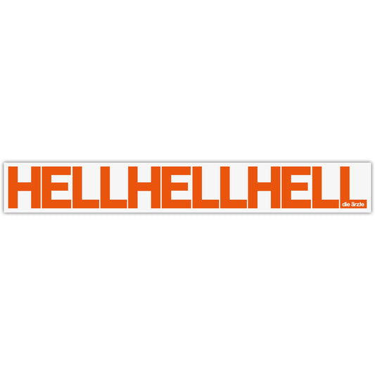 Die Ärzte (HELLHELLHELL) Heckscheibenaufkleber